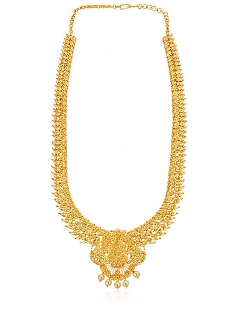 Lakshmi Temple Grand Necklace